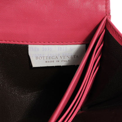Bottega Veneta Nappa Intrecciato Continental Wallet Fuchsia 8 of 9
