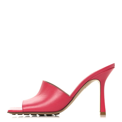 Bottega Veneta Lambskin Stretch Mule Sandals 38.5 Sunburst 1 of 9