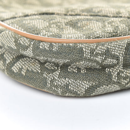 Christian Dior Monogram Mini Saddle Pochette Green 9 of 11