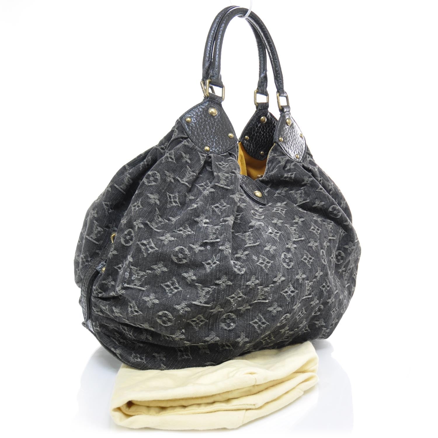 Louis Vuitton Denim Mahina XL Black 2 of 9