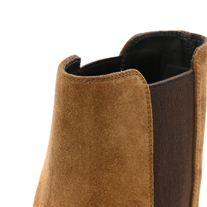 Saint Laurent Suede Calfskin Mens Wyatt Chelsea Boots 42 Land 11 of 12