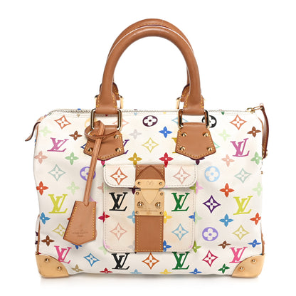 Louis Vuitton Monogram Multicolor Speedy 30 White 1 of 9