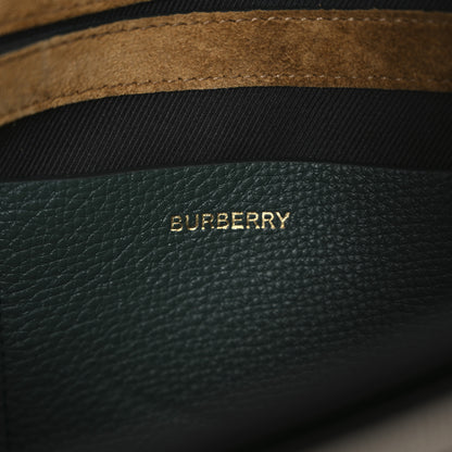 Burberry Derby Calfskin House Check Small Macken Crossbody Bag Dark Bottle Green 6 of 10