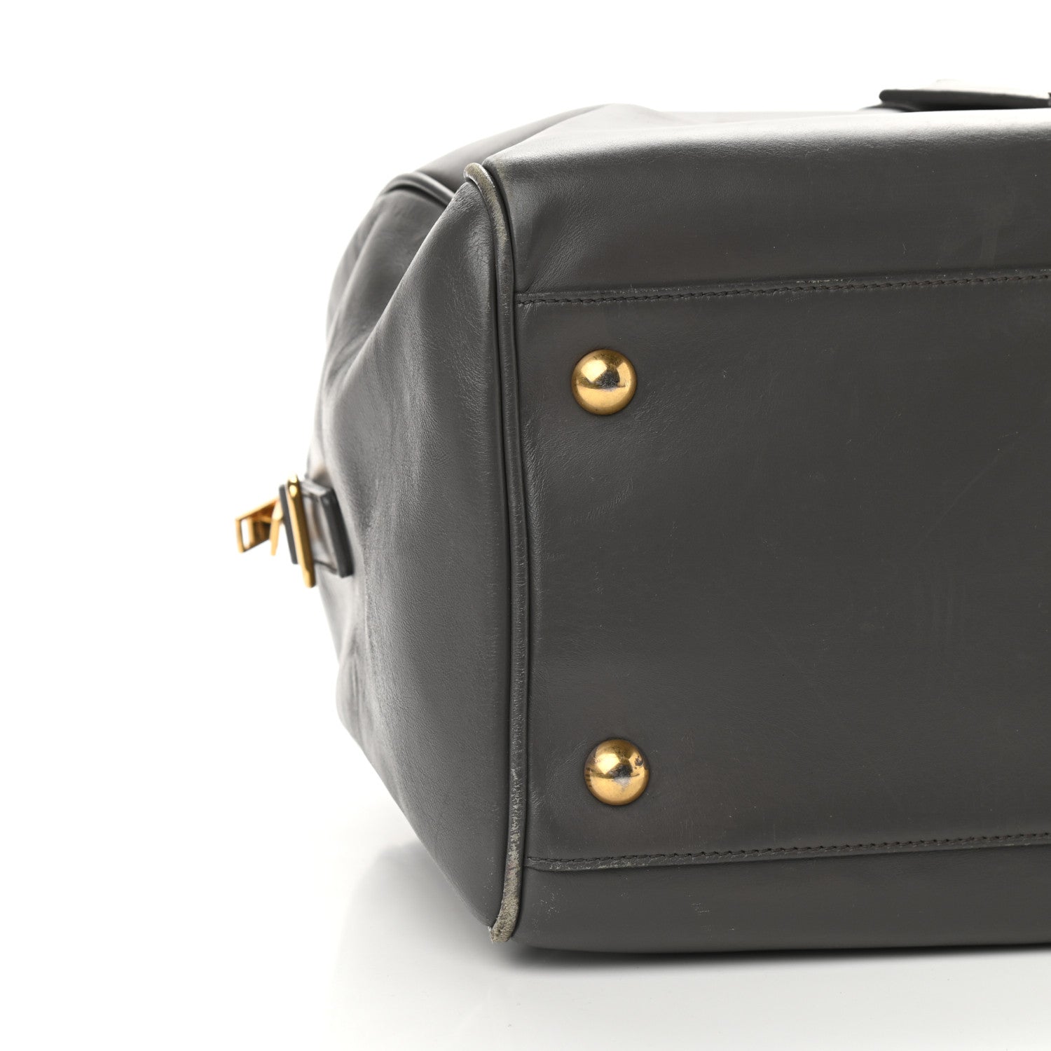 Saint Laurent Calfskin Classic Duffle 6 Earth 7 of 14