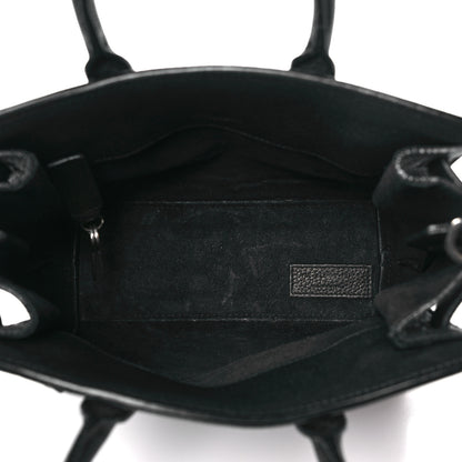 Saint Laurent Grained Calfskin Nano Sac De Jour Souple Black 5 of 12