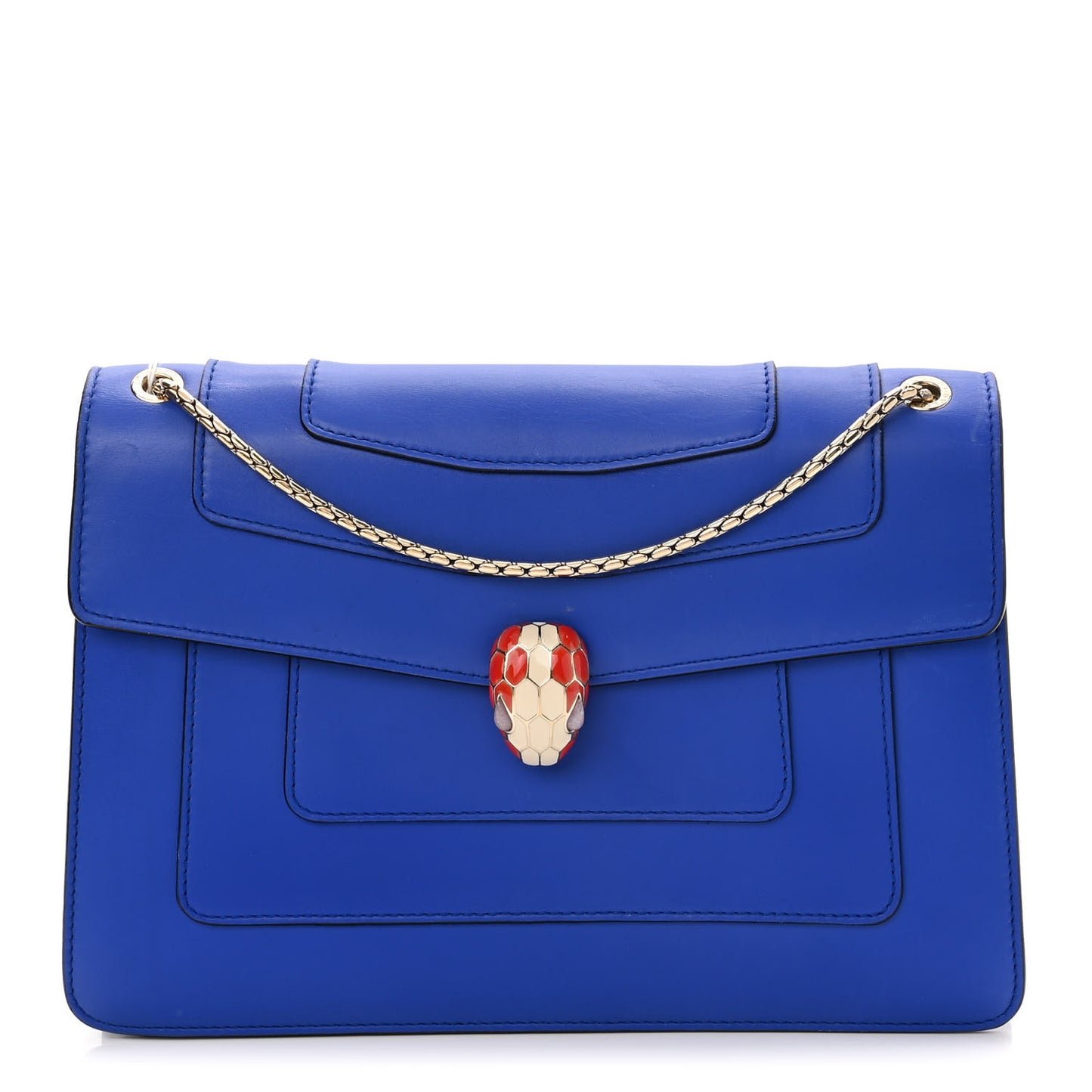 Calfskin Serpenti Forever Shoulder Bag
