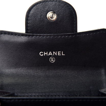 Chanel Aged Calfskin Chevron Quilted Reissue Card Holder Wallet So Black 6 of 7