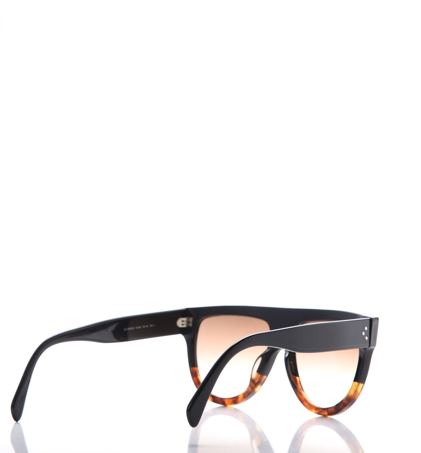 Celine Shadow Sunglasses CL 41026/S Black Havana 4 of 7