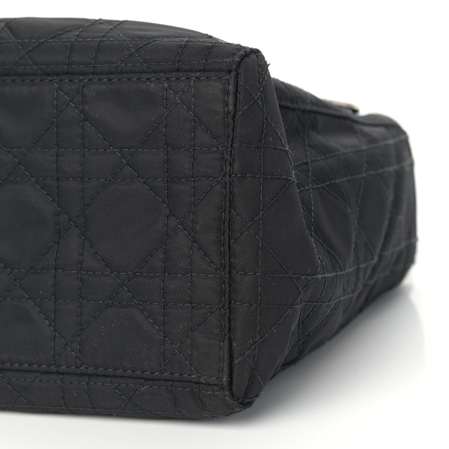 Christian Dior Nylon Cannage Medium Lady Dior Black 9 of 10