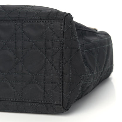 Christian Dior Nylon Cannage Medium Lady Dior Black 9 of 10
