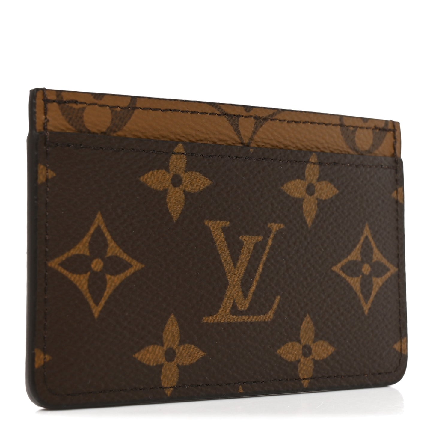 Reverse Monogram Card Holder