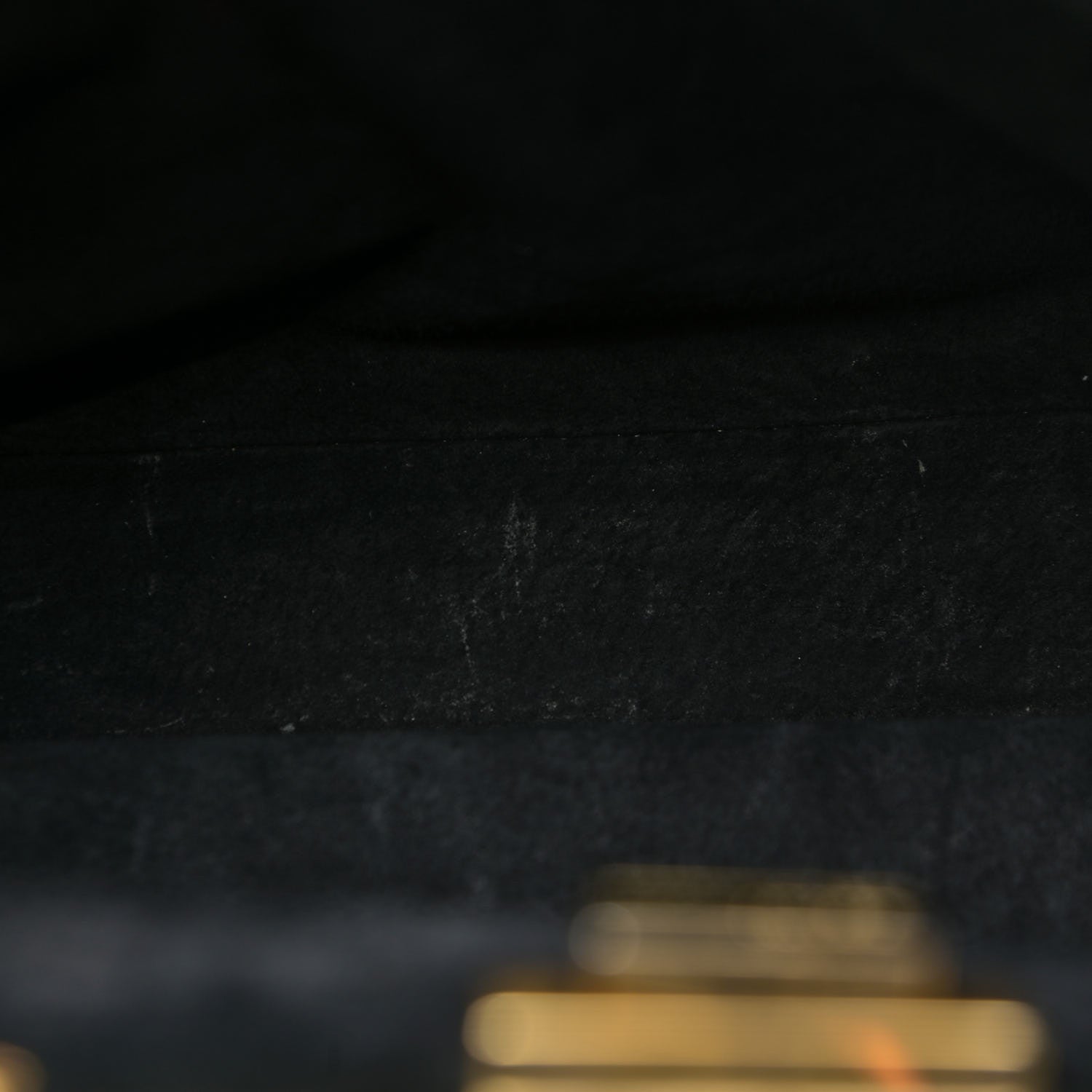 Fendi Vitello Suede Medium Peekaboo Iconic Satchel Black 10 of 19