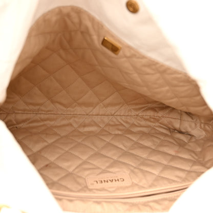 Chanel Shiny Calfskin Quilted Small Chanel 22 White 6 of 11