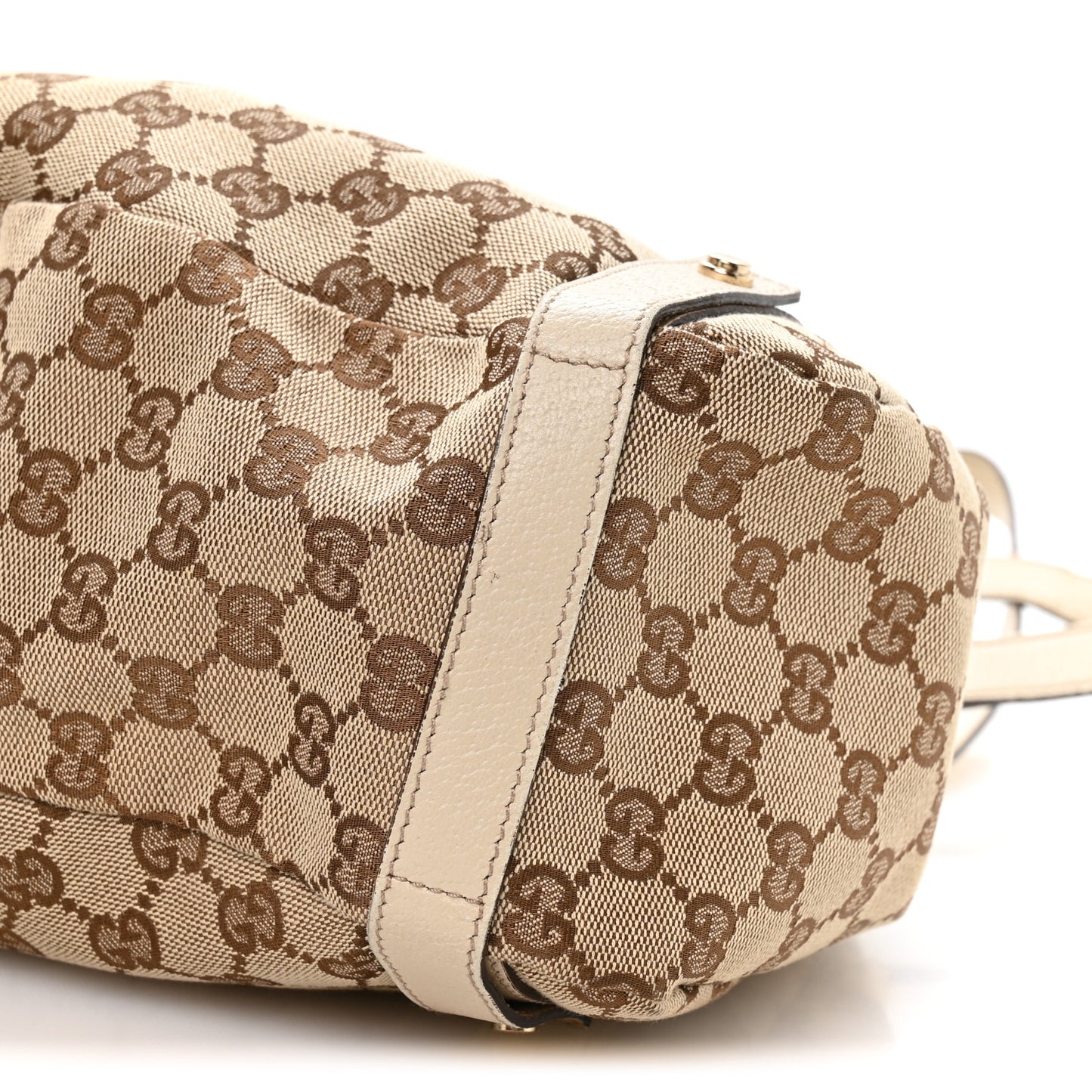 Monogram Medium Abbey Shoulder Bag Off White