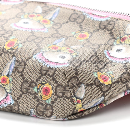 Gucci GG Supreme Monogram Childrens Bunny Print Belt Bag Multicolor 10 of 10