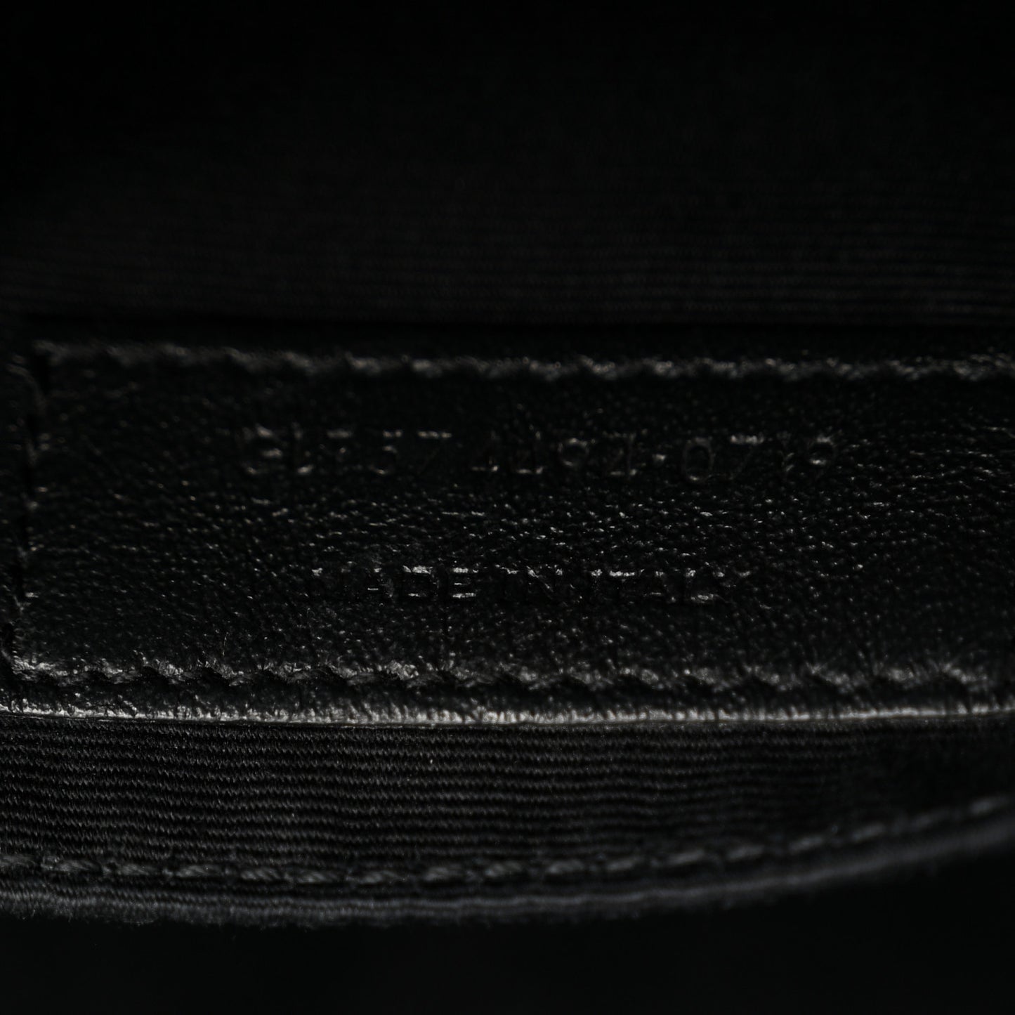 Calfskin Matelasse Monogram Lou Camera Bag Black