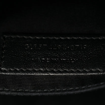 Saint Laurent Calfskin Matelasse Monogram Lou Camera Bag Black 7 of 13