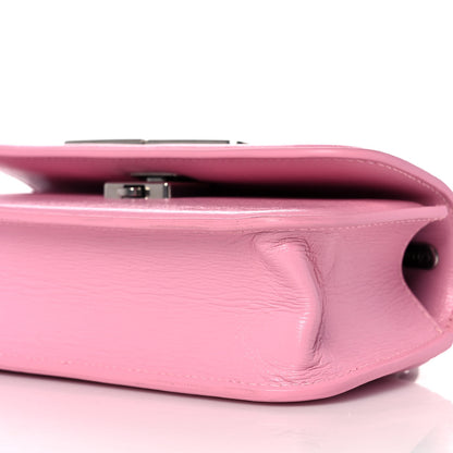 Balenciaga Calfskin Stripe Embossed Gossip Chain Bag XS Candy Pink 7 of 7