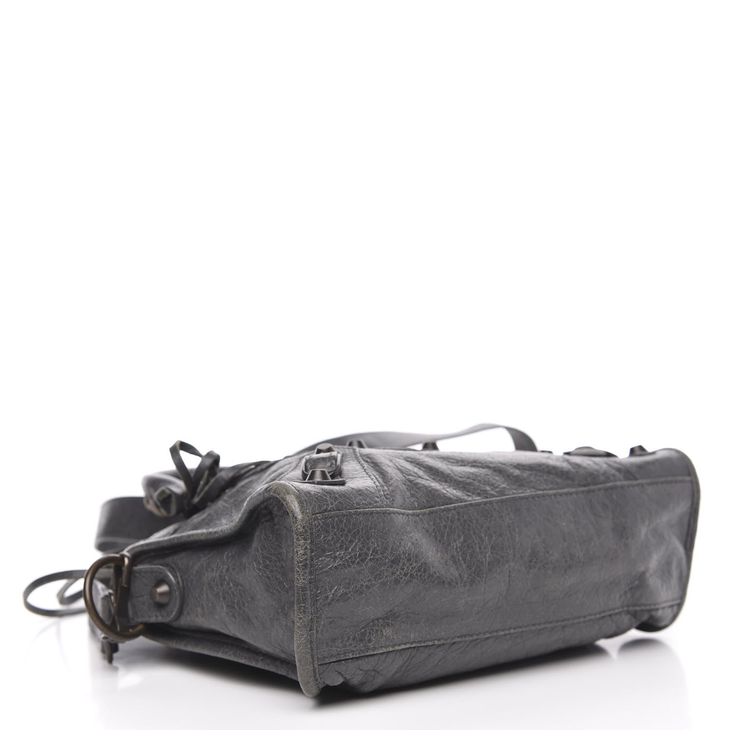 Balenciaga Agneau Classic Hardware Mini City Gris Tarmac 4 of 12
