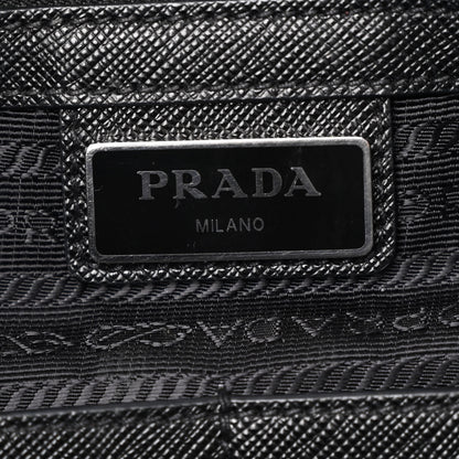 Prada Tessuto Nylon Saffiano Tote Black 6 of 11