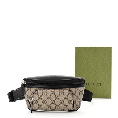 Gucci GG Supreme Monogram Belt Bag Black 13 of 13