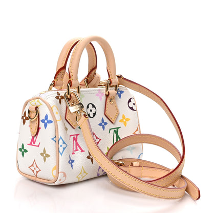 Louis Vuitton LV X TM Monogram Multicolor Nano Speedy White 3 of 10
