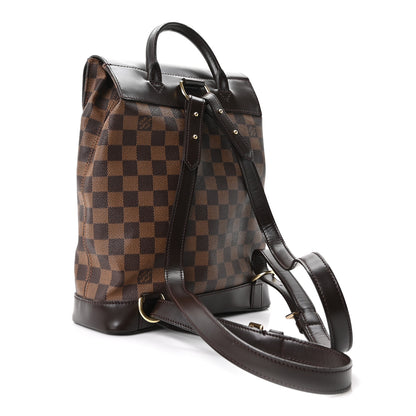 Louis Vuitton Damier Ebene Soho Backpack 3 of 9