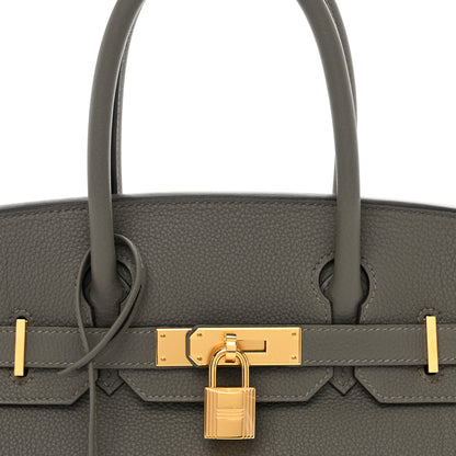 Hermes Togo Birkin 30 Gris Meyer 6 of 10