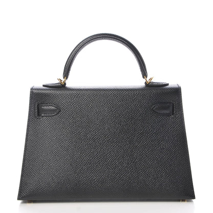 Hermes Epsom Mini Kelly Sellier 20 Black 4 of 29