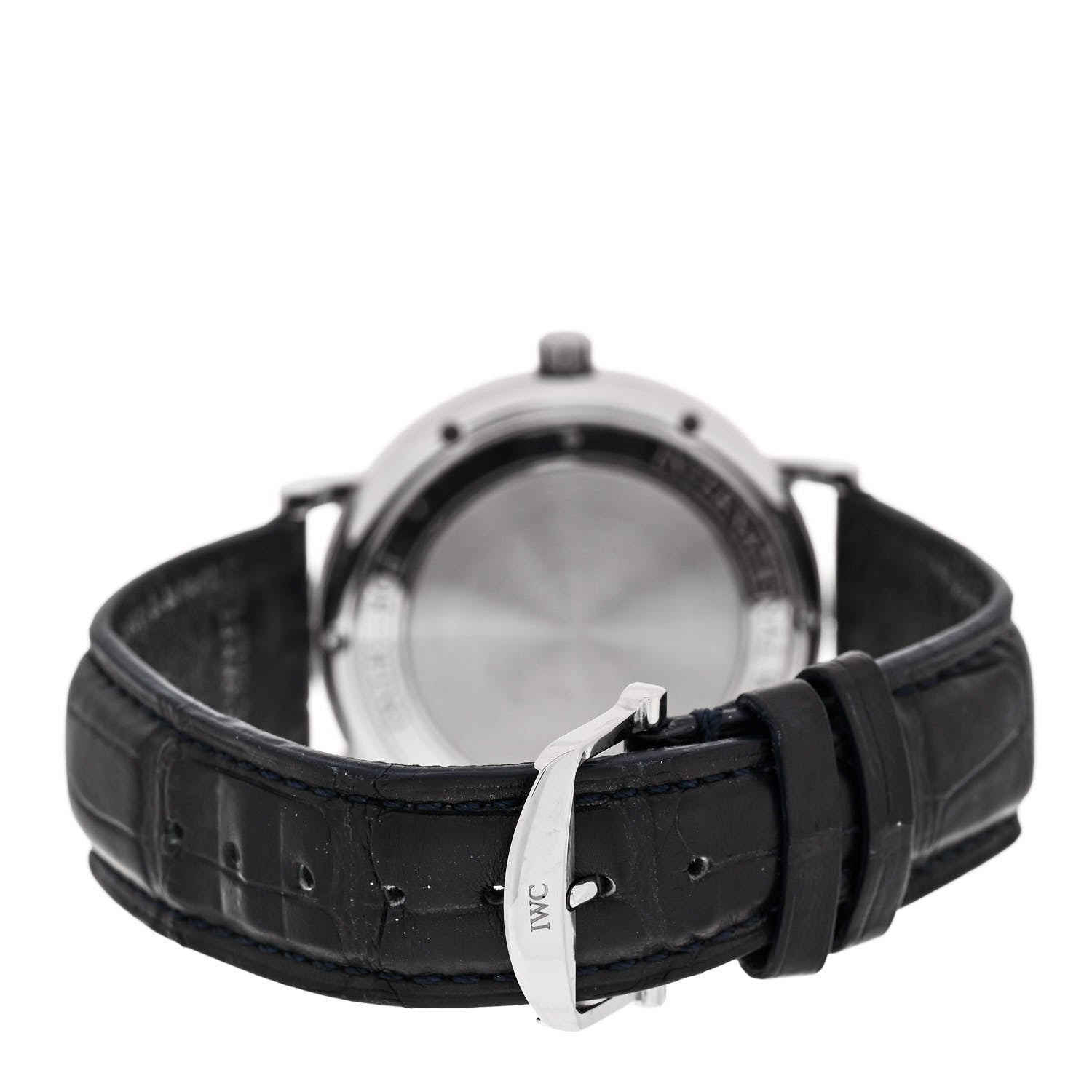 IWC Stainless Steel Alligator 40mm Portofino Automatic Watch IW356501 3 of 5