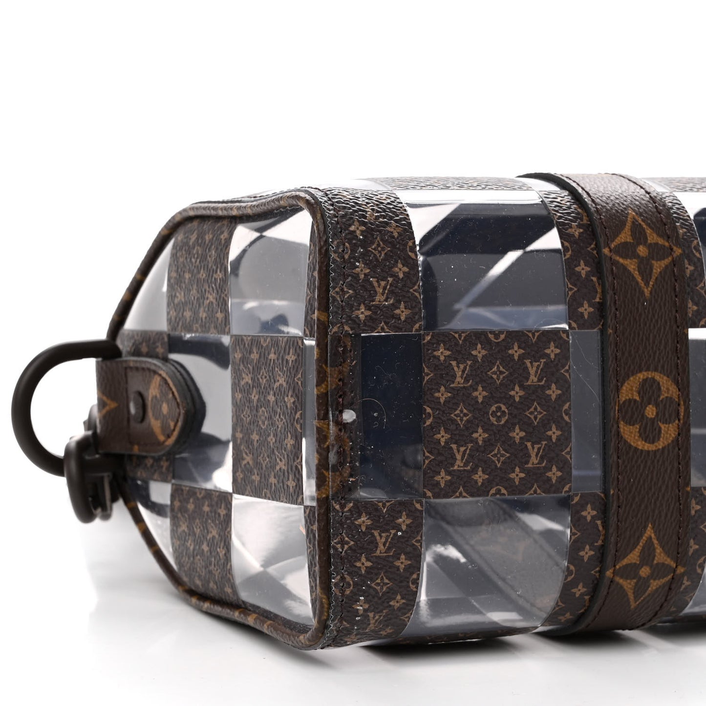 PVC Monogram Chess Keepall Bandouliere 25