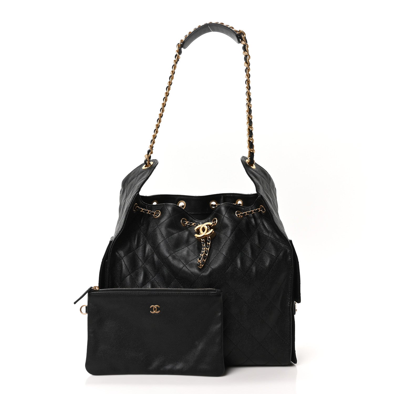 Chanel Caviar Quilted Medium Chanel 25 Handbag Black 3 of 11