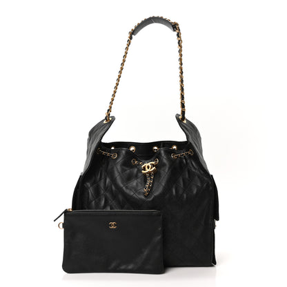 Chanel Caviar Quilted Medium Chanel 25 Handbag Black 3 of 11