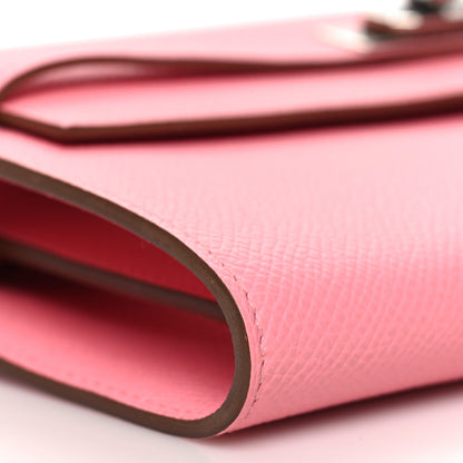 Hermes Epsom Kelly Wallet To Go Rose Confetti 10 of 11