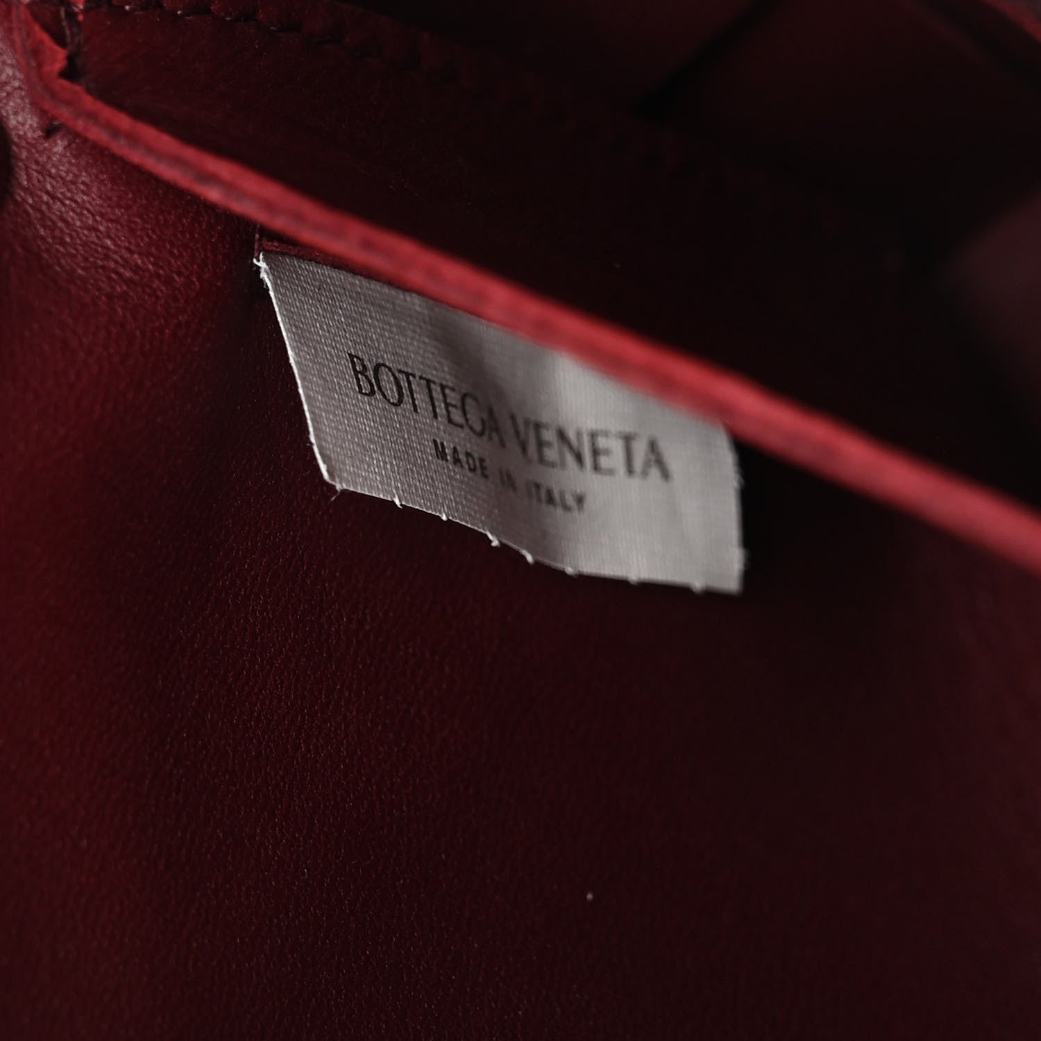 Bottega Veneta Lambskin Maxi Intrecciato Small Cassette Crossbody Bag Barolo 7 of 10