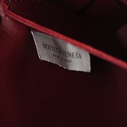 Bottega Veneta Lambskin Maxi Intrecciato Small Cassette Crossbody Bag Barolo 7 of 10