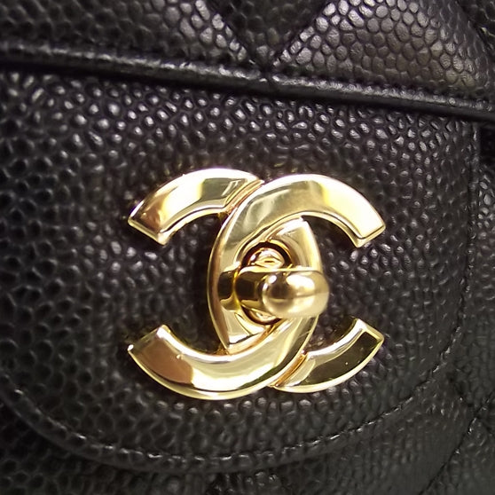 Chanel Caviar Jumbo Flap Black 6 of 11
