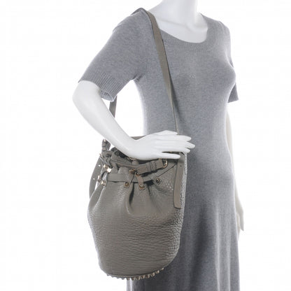 Alexander Wang Leather Diego Bucket Bag Granite 2 of 6