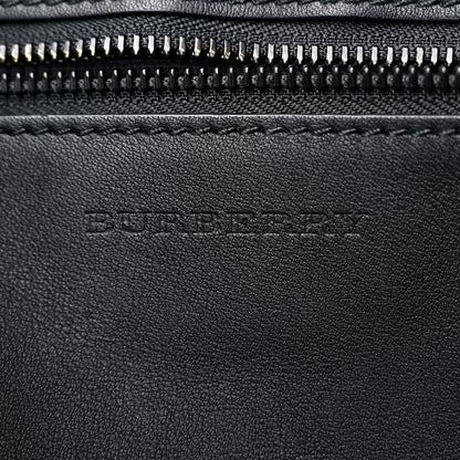 Burberry House Check Canvas Medium Burleigh Crossbody Bag Blue Black 6 of 10