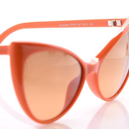 Tom Ford Anastasia Sunglasses TF303 Orange 5 of 7