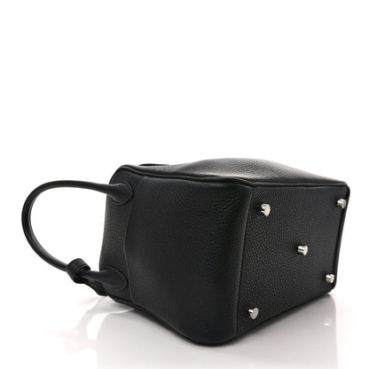 Hermes Taurillon Clemence Lindy 26 Black 4 of 10