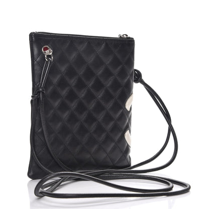 Chanel Calfskin Cambon Flat Messenger Black 3 of 13