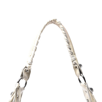 Balenciaga Agneau Giant 21 Silver Hardware Hobo White 13 of 16