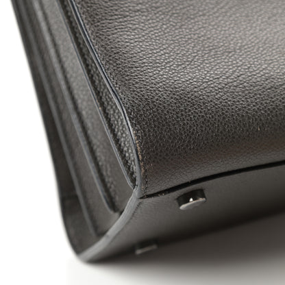 Saint Laurent Grained Calfskin Small Sac De Jour Coal 9 of 13