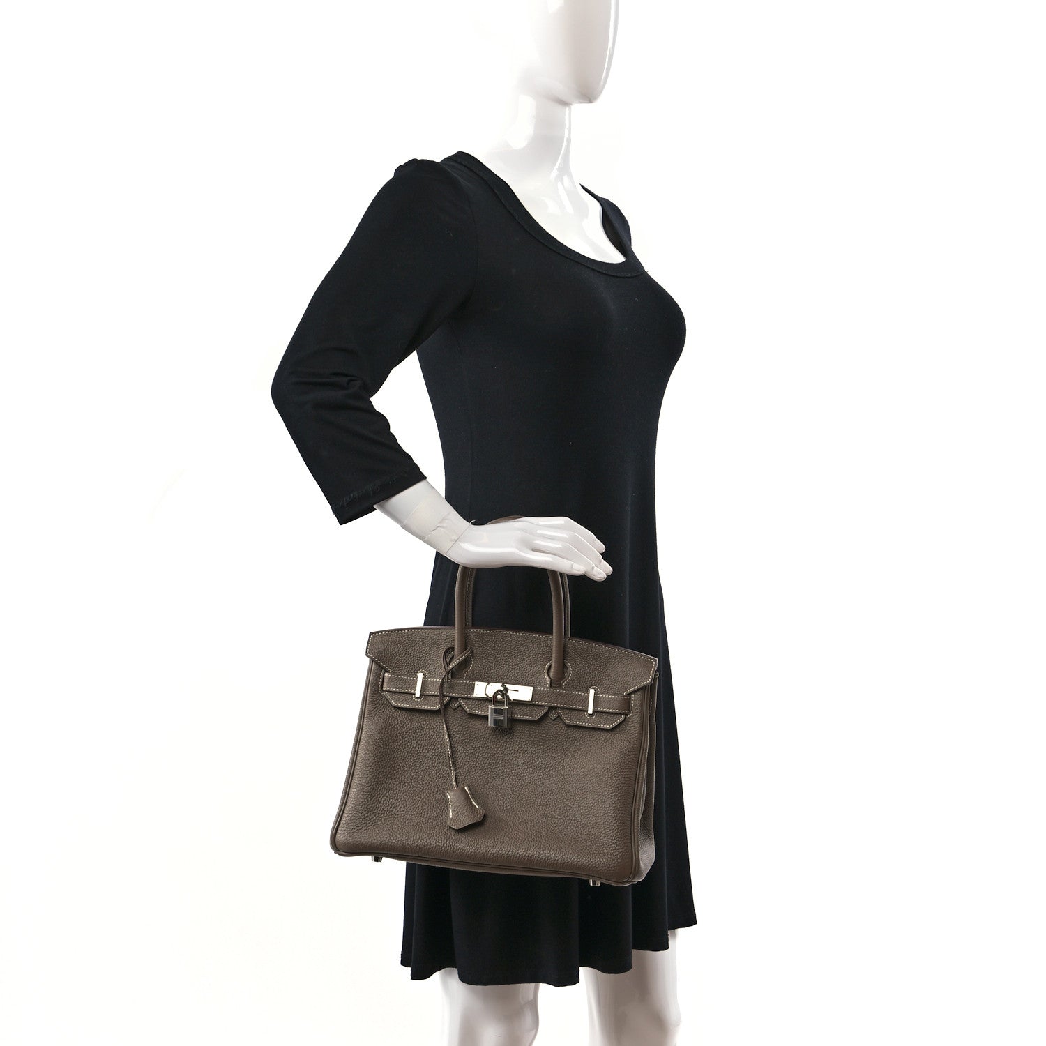 Hermes Togo Birkin 30 Etoupe 2 of 14