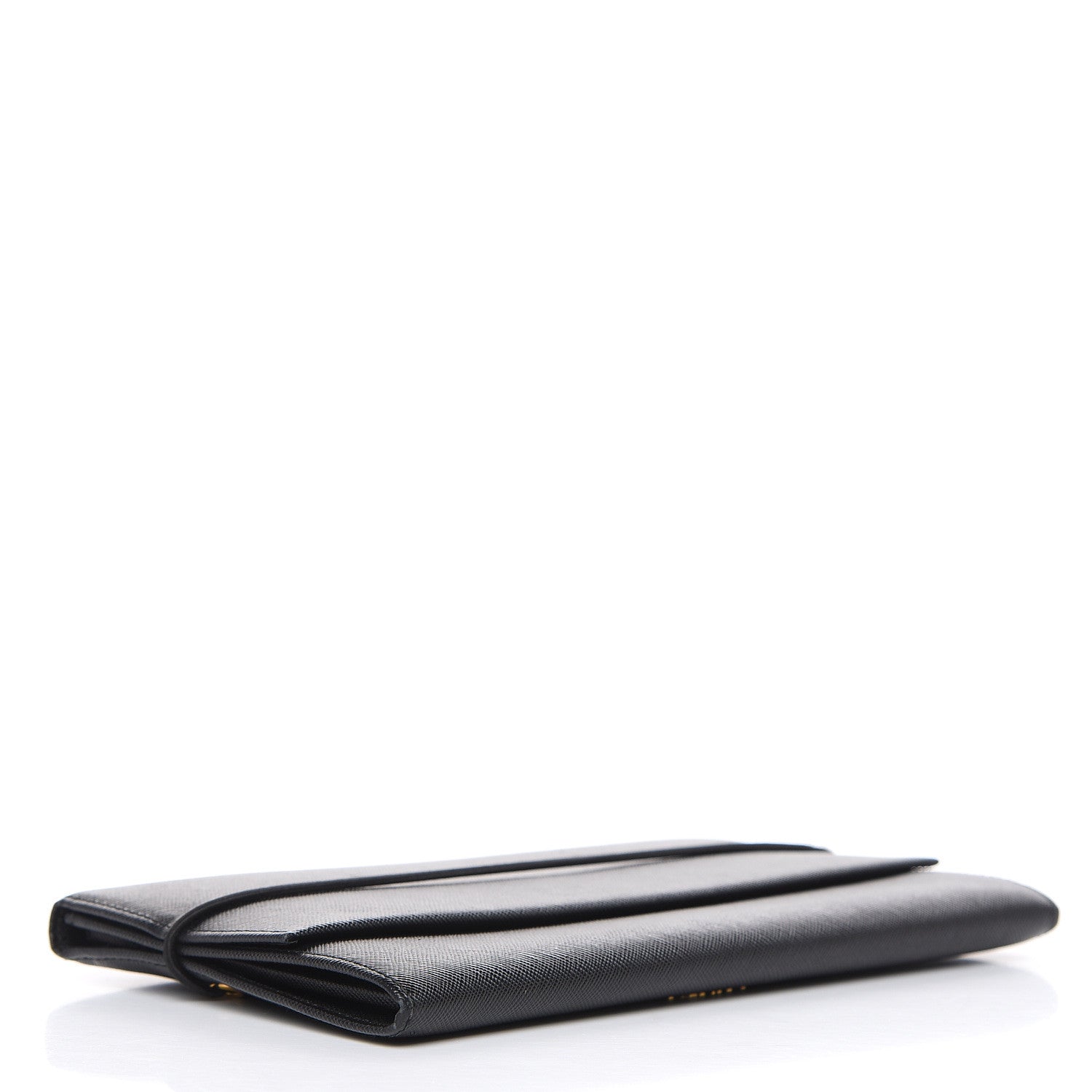 Prada Saffiano Travel Wallet Black Rosso 4 of 11