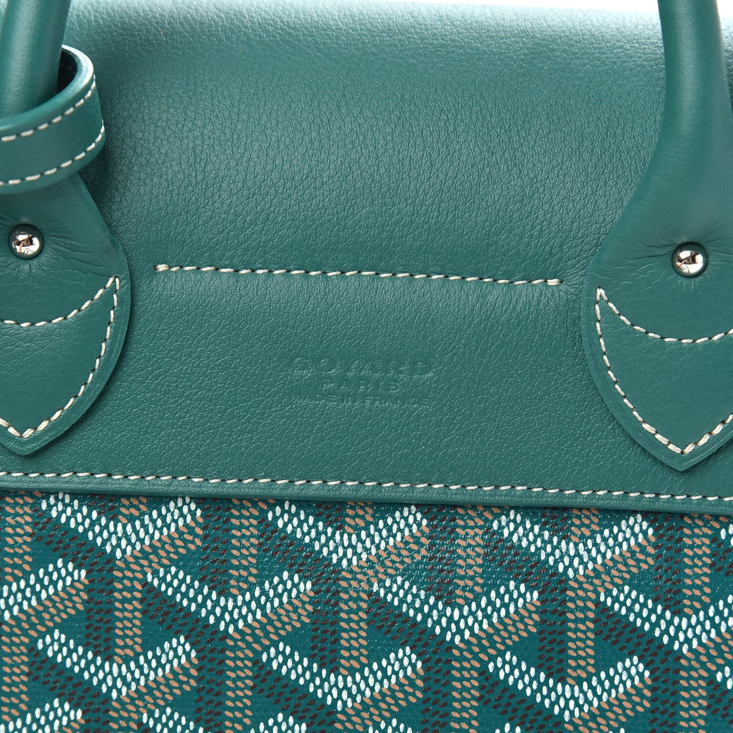 Goyardine Calfskin Mini Alpin Backpack Green