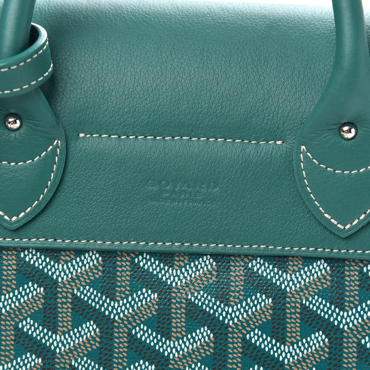 Goyard Goyardine Calfskin Mini Alpin Backpack Green 9 of 9