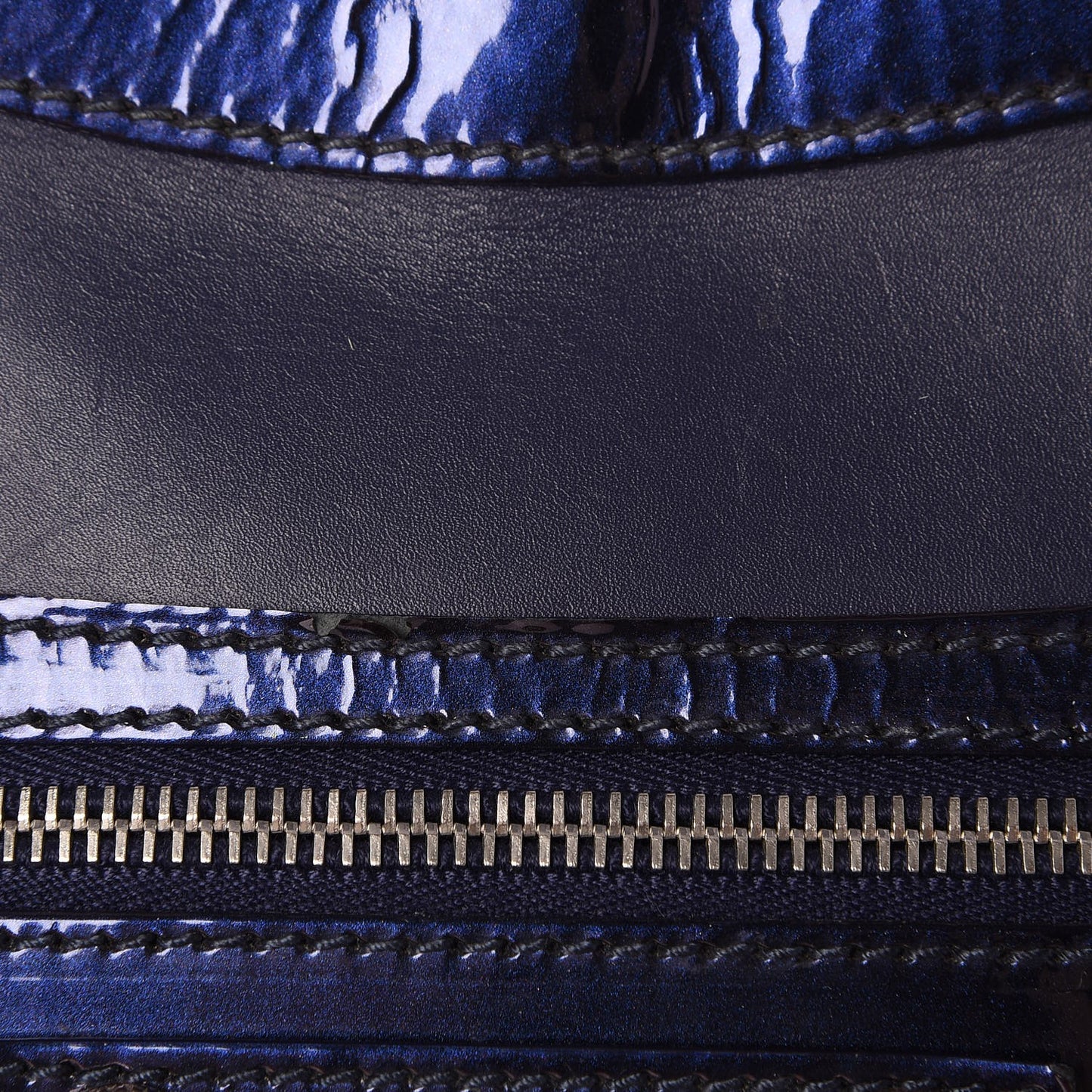 Smooth Calfskin Metallic Patent Giant 12 Silver Hardware City Ultraviolet