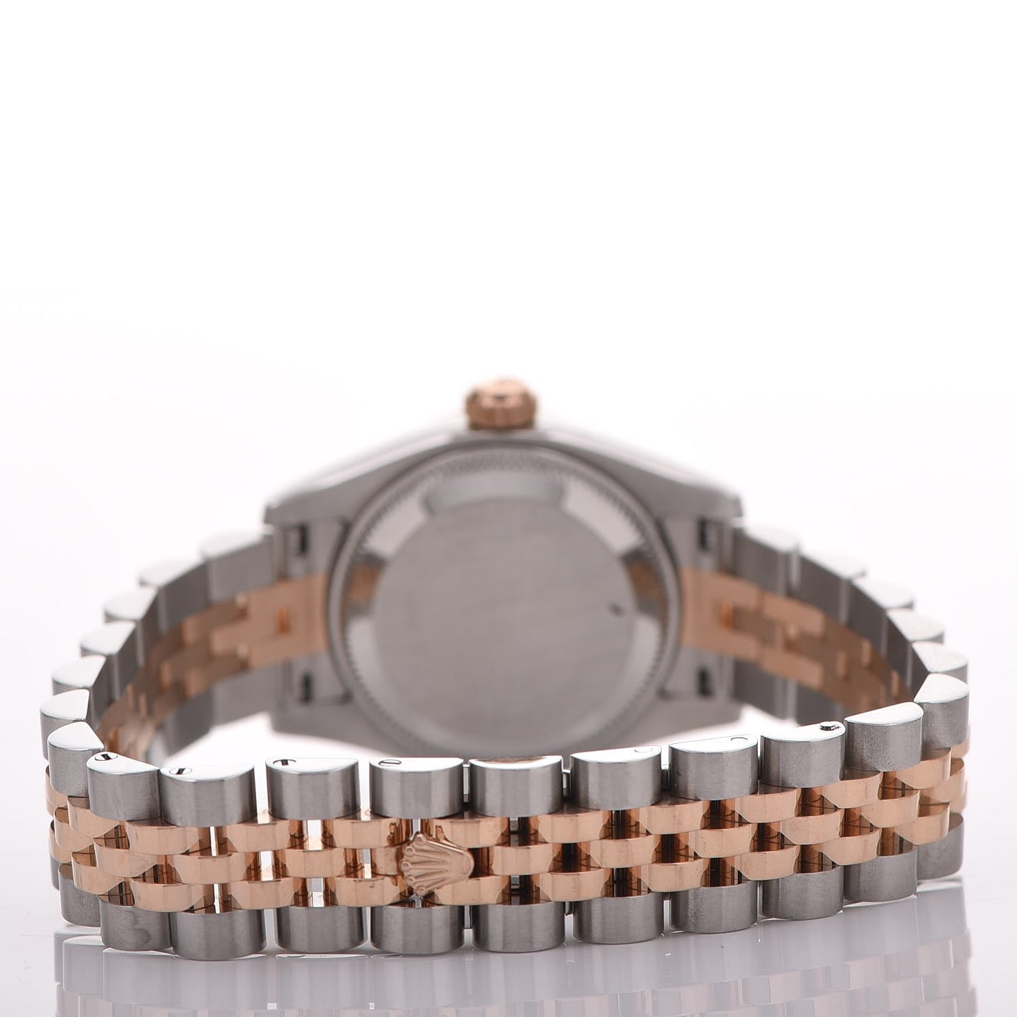Stainless Steel 18K Everose Gold 26mm Oyster Perpetual Datejust Watch Pink 179171